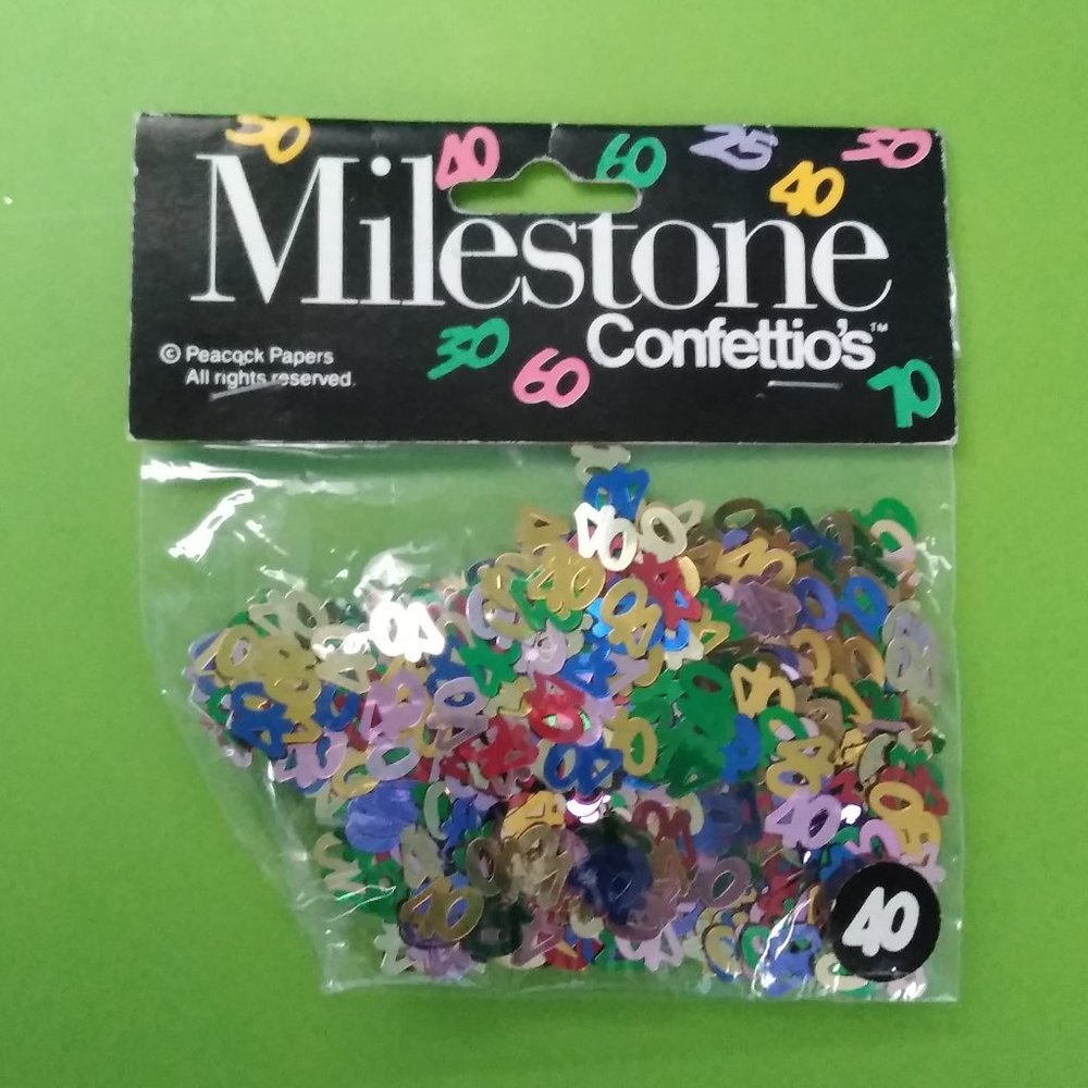 Vintage Milestone Confettio's